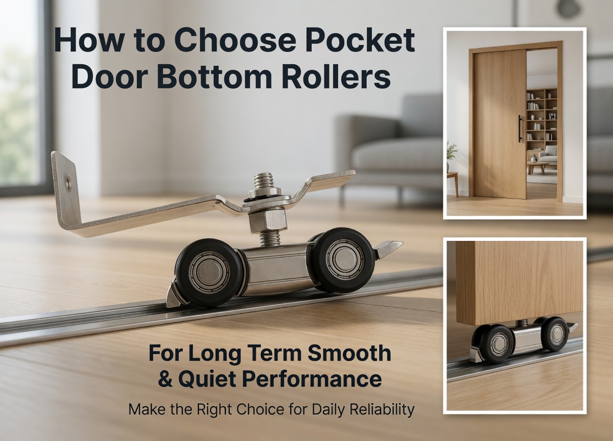 Hur man väljer Pocket Door Bottom Rollers för långvarig användning