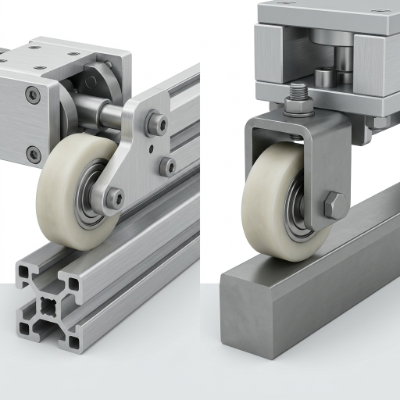 Guide Wheel vs. Track Roller at a Glance